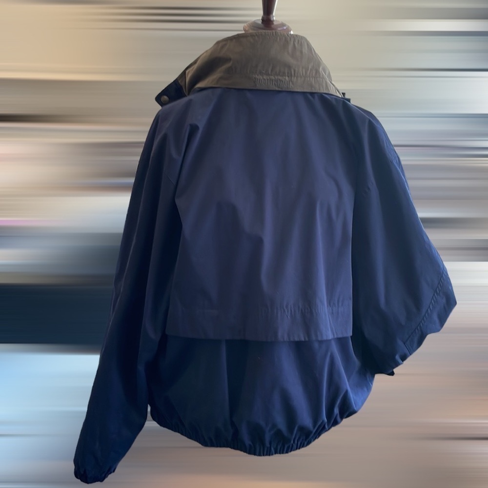 Pacific Trail Outdoor Wear Windbreaker Hooded Navy Blue M - Picture 5 of 10